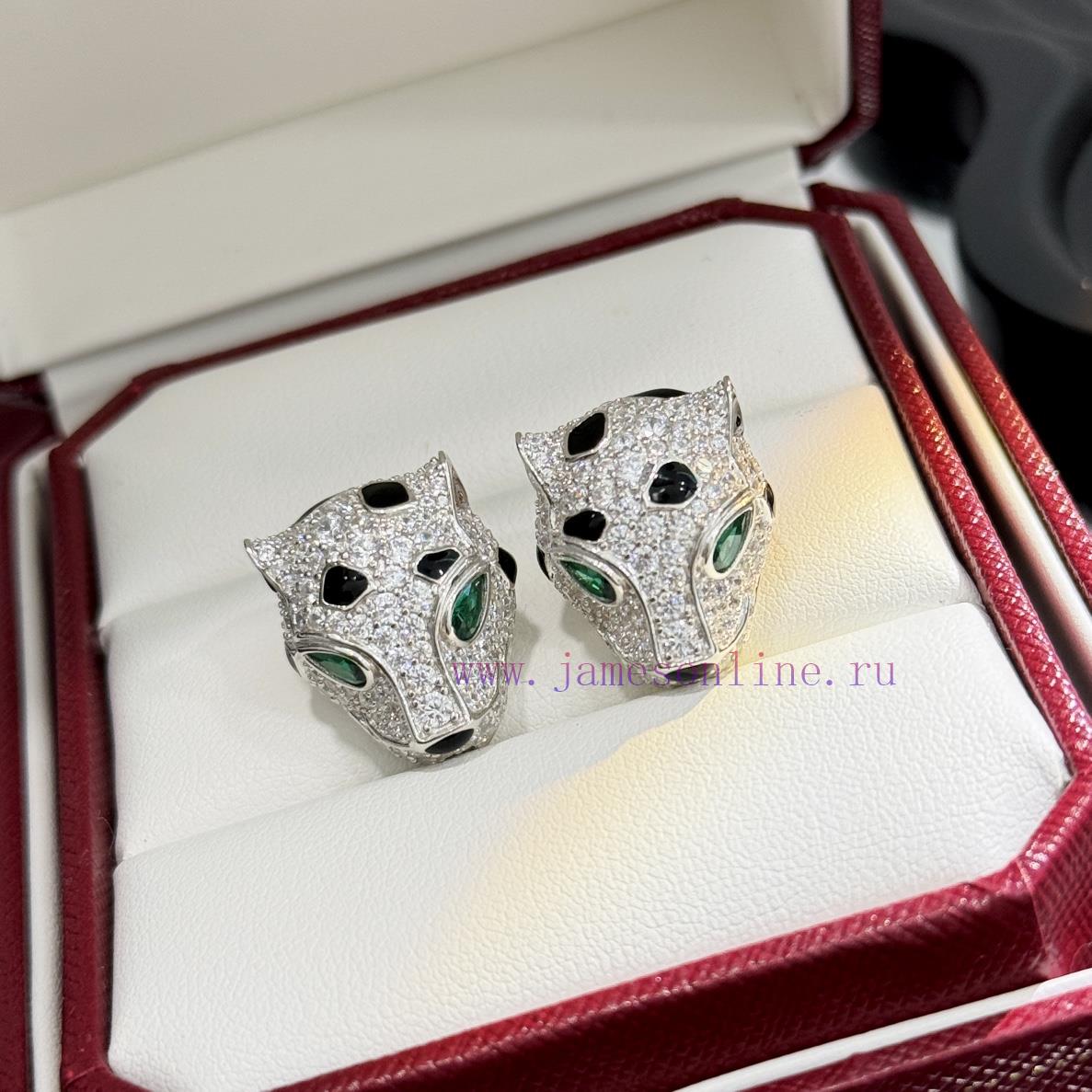 A3339 Ka Jia's New Large And Domineering High-end Leopard Earrings Are Made Of High-end S925 So u8v7pnd6 - Image 5