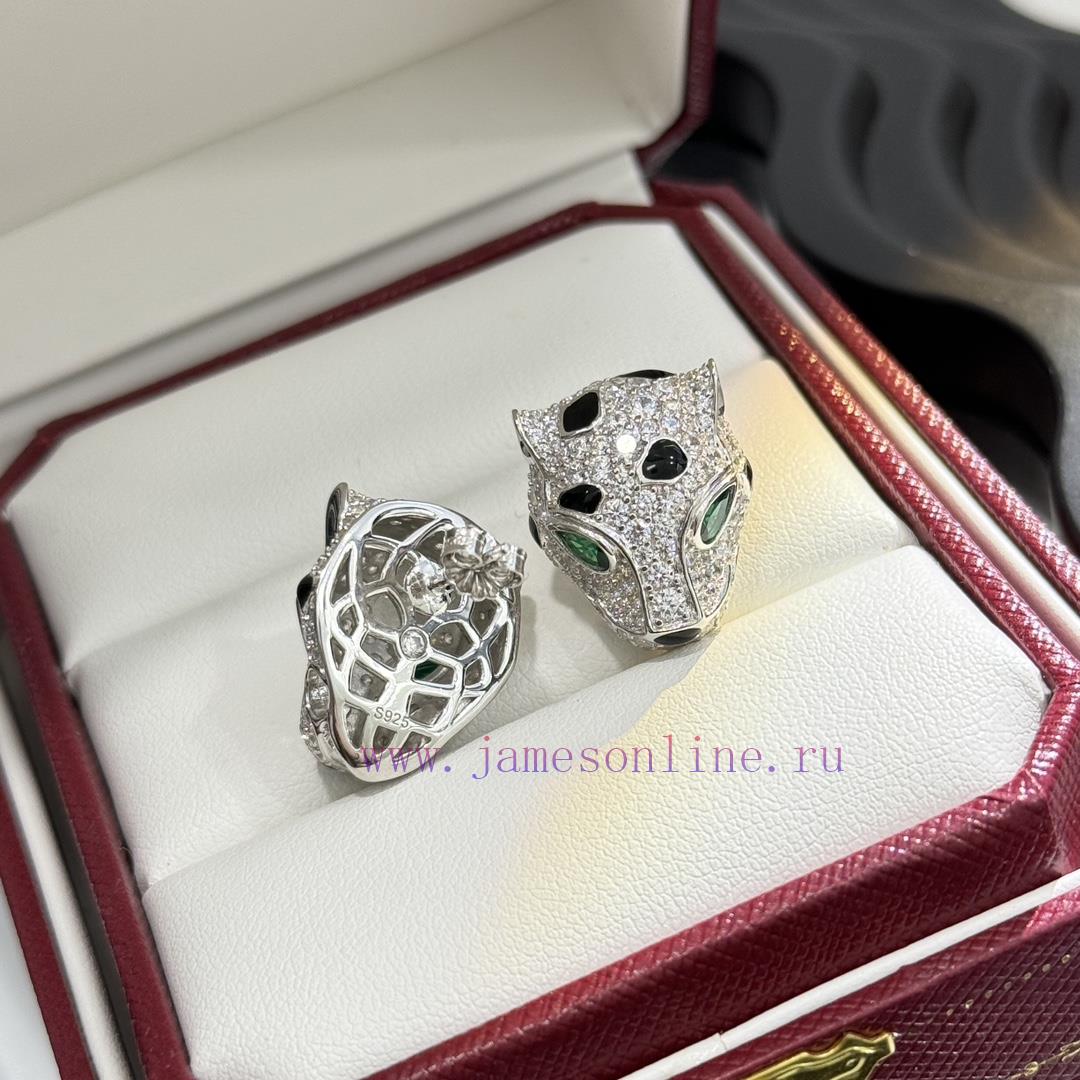 A3339 Ka Jia's New Large And Domineering High-end Leopard Earrings Are Made Of High-end S925 So u8v7pnd6 - Image 8