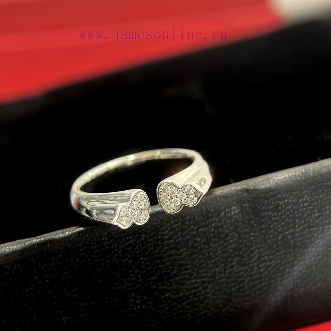 C628 Kirin Limited Edition Full Diamond Double Gourd Opening Ring Symbolizes Companionship And 6sf3nlm3