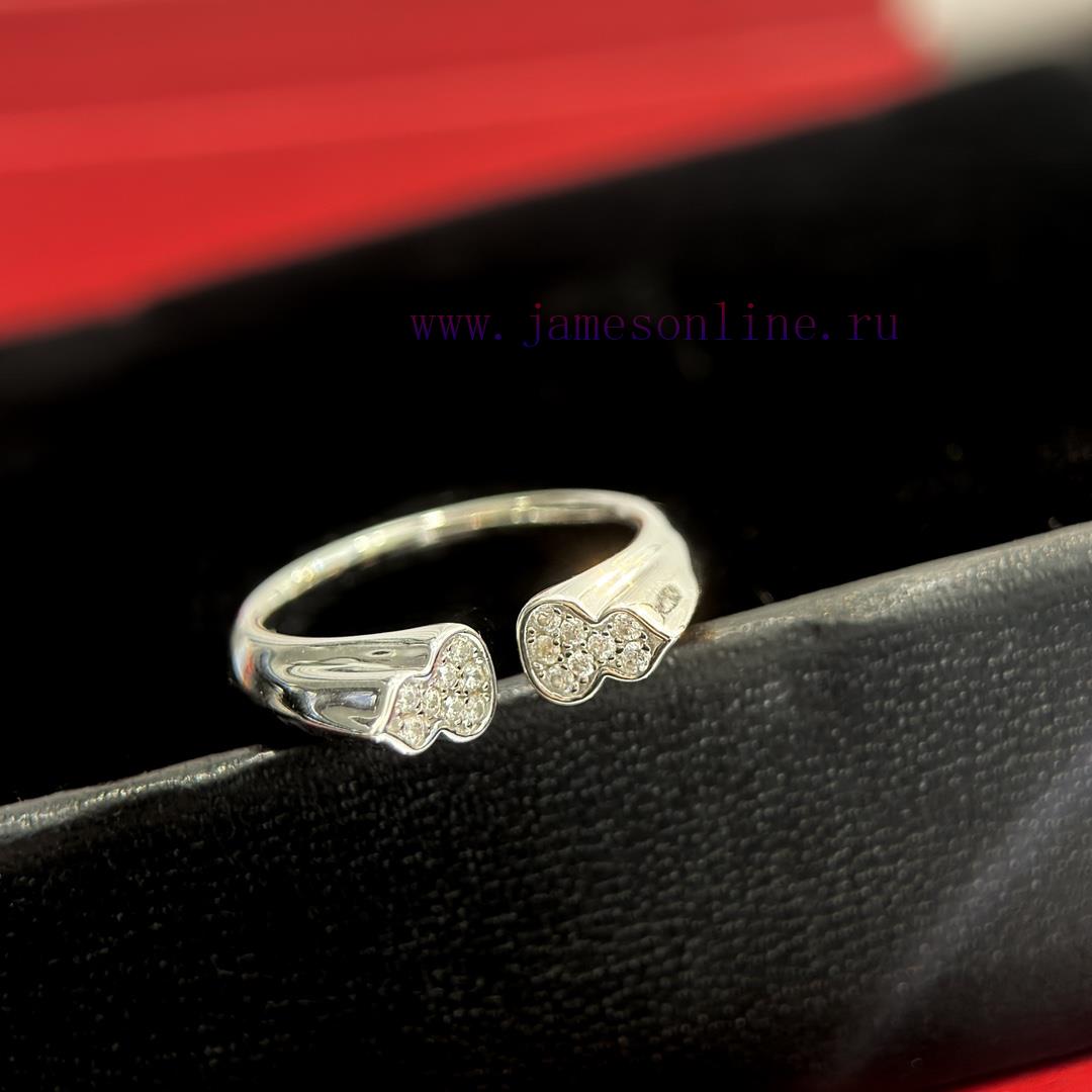 C628 Kirin Limited Edition Full Diamond Double Gourd Opening Ring Symbolizes Companionship And 6sf3nlm3 - Image 2