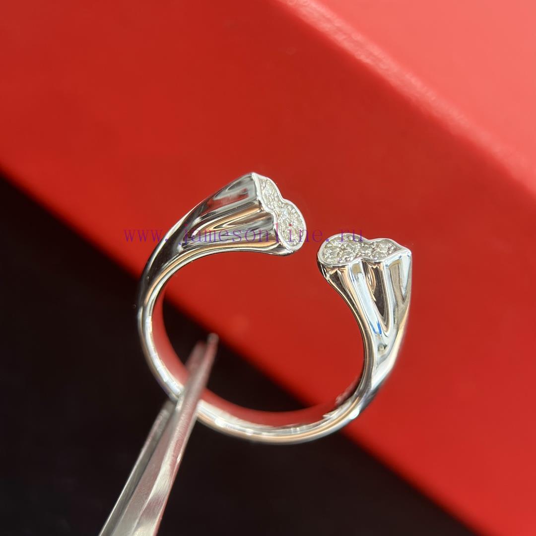 C628 Kirin Limited Edition Full Diamond Double Gourd Opening Ring Symbolizes Companionship And 6sf3nlm3 - Image 7
