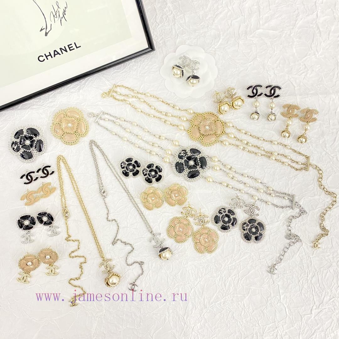 Code E2427Chanel Earrings Hot Selling Item Hits New Consensus ZpCHAN 23K Enamel Camellia Double iucjionj - Image 10
