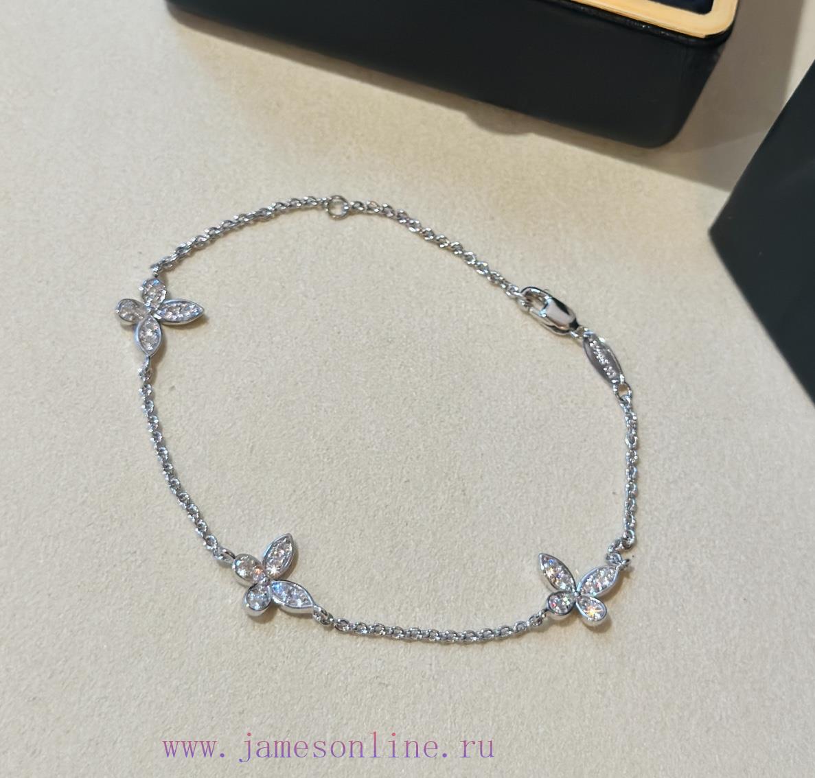 0026 Graff Butterfly Full Diamond Bracelet Jewelry GRAFF Jewelry Uses Top-notch Zircon Lifelike c1i9y4f2