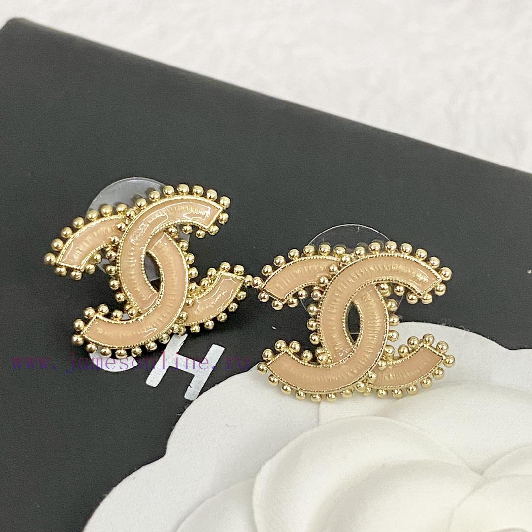 Code E2420Chanel Earrings Sell Well And Become NewCHAN 23 Enamel Drip Oil Double C Earrings🤩 Cl zrcyz4o8