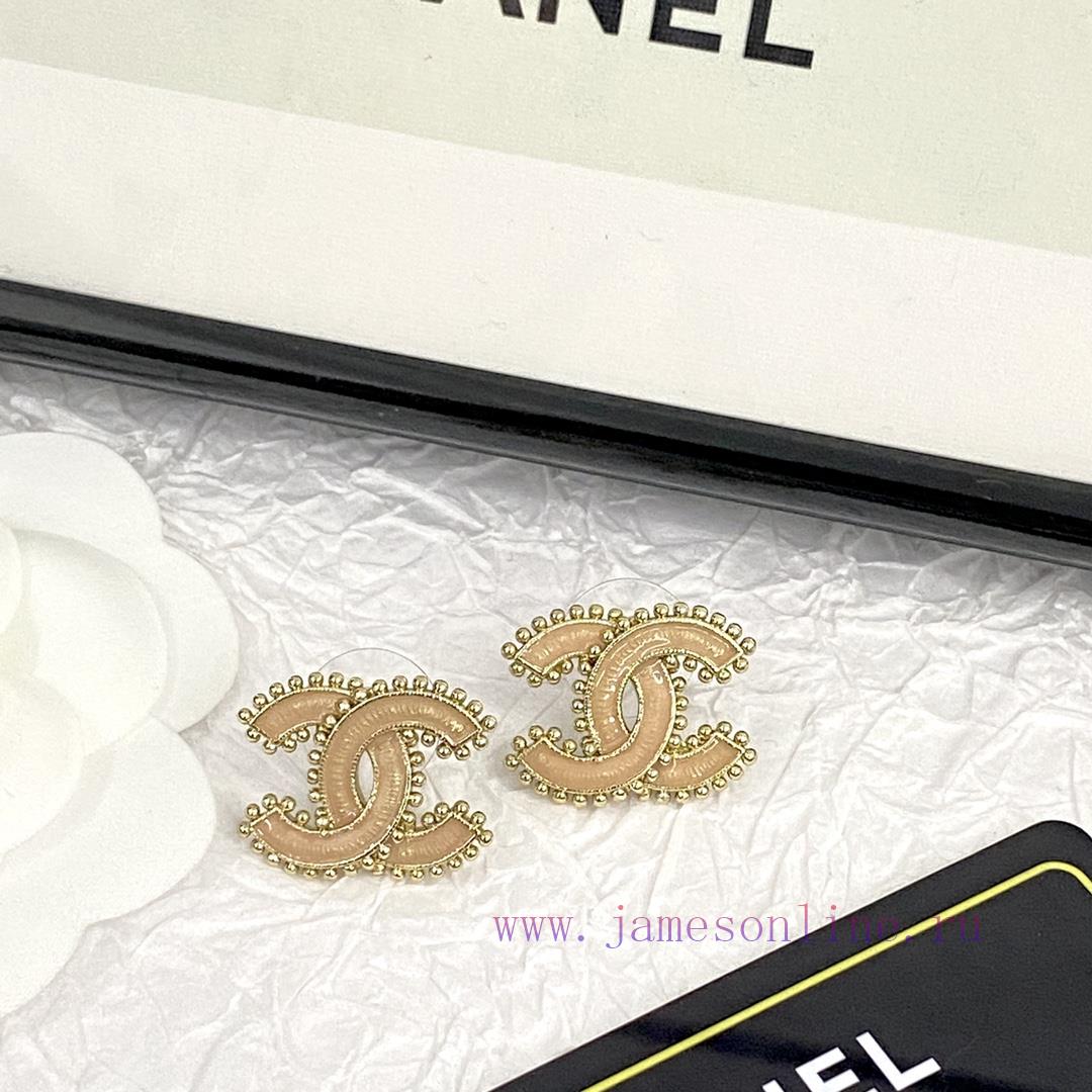 Code E2420Chanel Earrings Sell Well And Become NewCHAN 23 Enamel Drip Oil Double C Earrings🤩 Cl zrcyz4o8 - Image 6