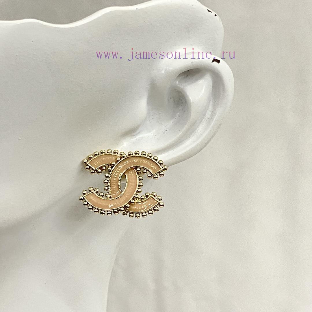 Code E2420Chanel Earrings Sell Well And Become NewCHAN 23 Enamel Drip Oil Double C Earrings🤩 Cl zrcyz4o8 - Image 8