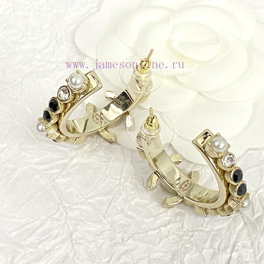 Code E2423Chanel Earrings Sell Well And Become NewCHAN 23 Black And White Diamond CC Earrings🤩 6wcdfri2 - Image 6