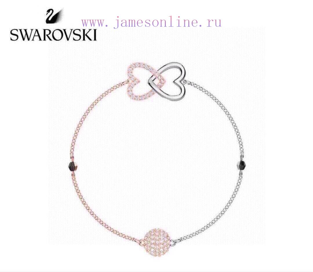 ️ Arrived Swarovski SWA REMIX Collection Heart To Heart Magnetic Buckle Bracelet Swarovski ICON 4p0g7ks3