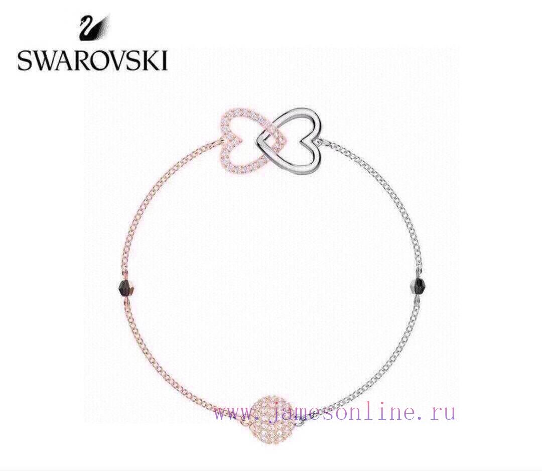 ️ Arrived Swarovski SWA REMIX Collection Heart To Heart Magnetic Buckle Bracelet Swarovski ICON 4p0g7ks3 - Image 3