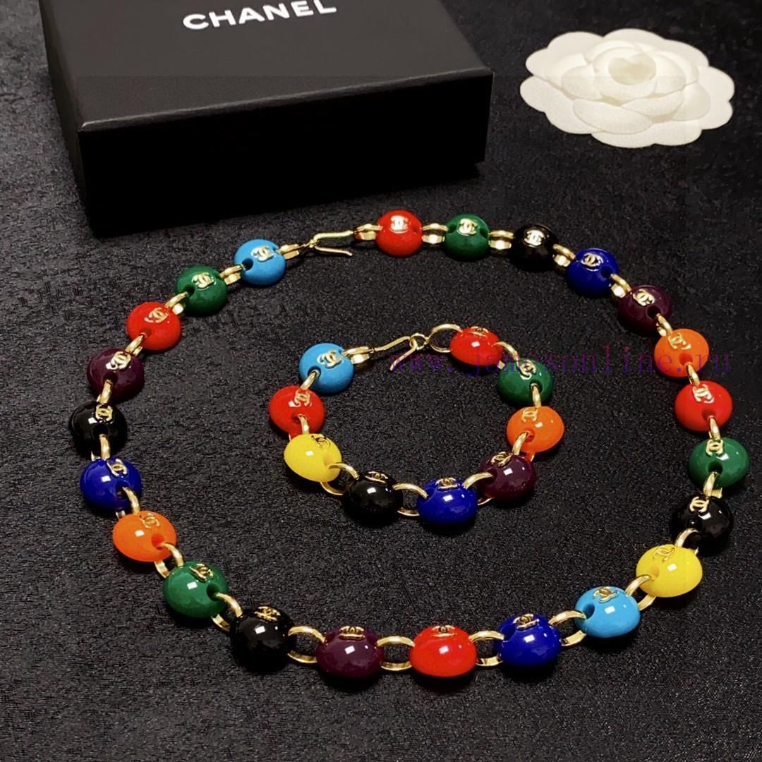 The New Chanel Double C Color Bead Splicing Bean Necklace Is Even More Beautiful And Personaliz q5zvy880 - Image 4