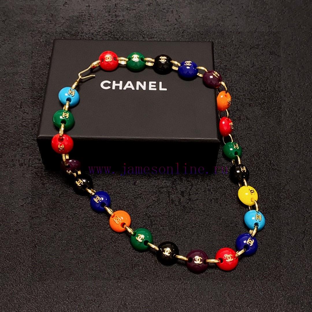 The New Chanel Double C Color Bead Splicing Bean Necklace Is Even More Beautiful And Personaliz q5zvy880 - Image 5