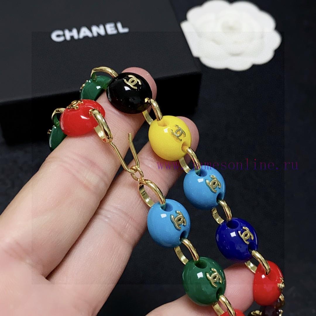 The New Chanel Double C Color Bead Splicing Bean Necklace Is Even More Beautiful And Personaliz q5zvy880 - Image 9