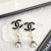 Code E2407Chanel Earrings Sell Well And Become NewCHAN 23 Enamel Double C Pearl Flower Earrings 24q04lm5