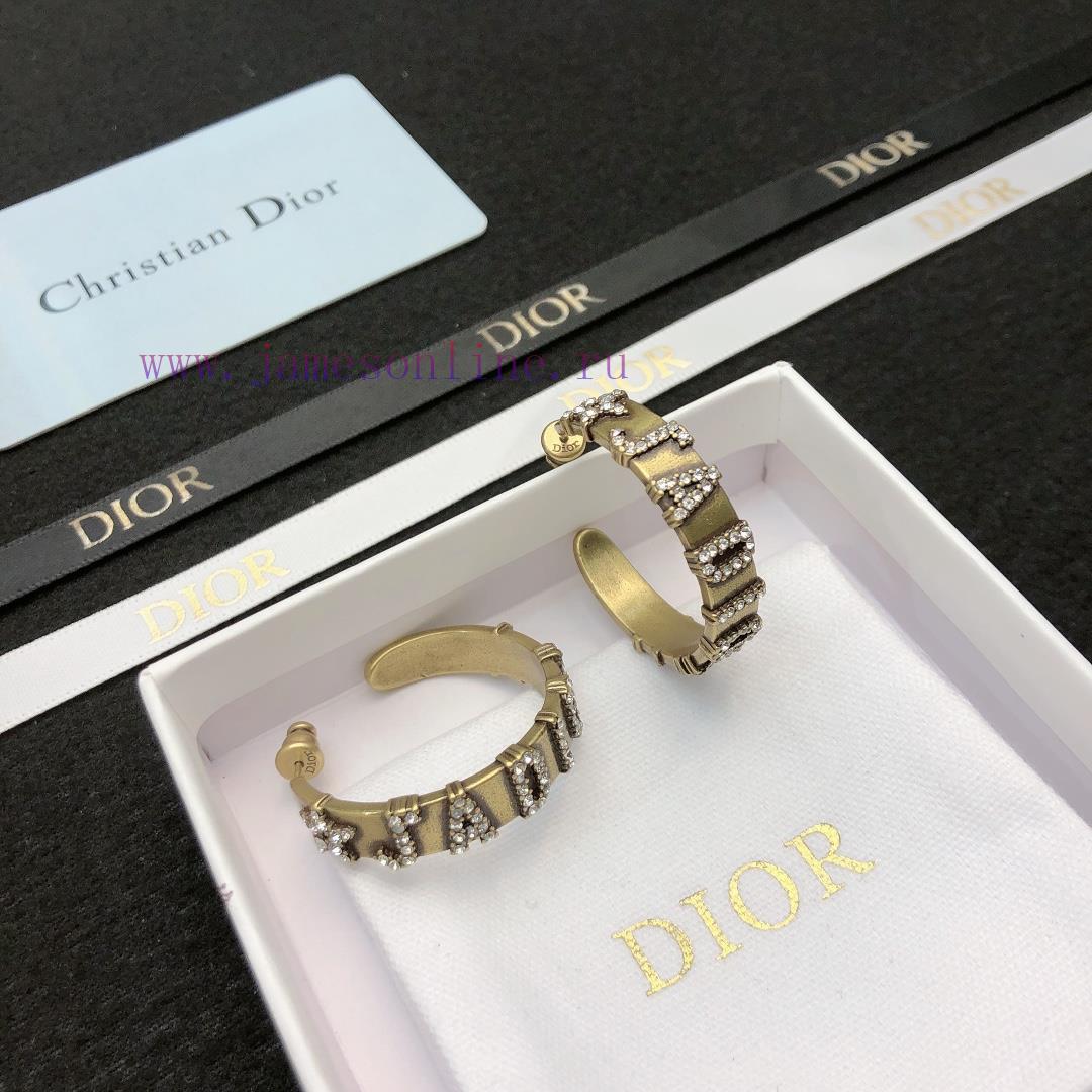 DIOR Earrings Are Made Of Brass Material And Are A Popular Item With Unique Retro And Avant-gar m8dvbf35 - Image 5