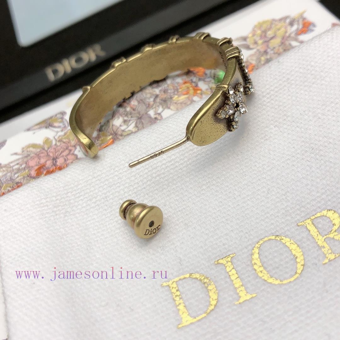 DIOR Earrings Are Made Of Brass Material And Are A Popular Item With Unique Retro And Avant-gar m8dvbf35 - Image 7