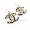Chanel 2020 Early Spring New Product Black Chain Double C Earhook Selection Original Consistent a1phqubq