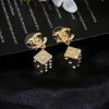 Chanel Autumn/Winter New Earrings Double C Dice Earrings Same Material Purchasing LevelUpdate T ru8vr30s