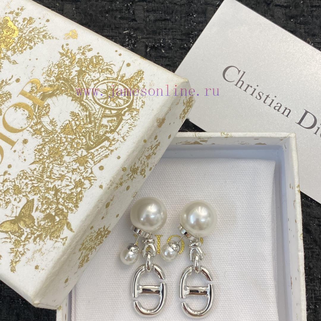 Code E2103Dior Earrings Hot Selling Item Hits New Consensus Zp🤡 DIOR 23 Pig Nose Pearl Earrings o0zug2zm - Image 3