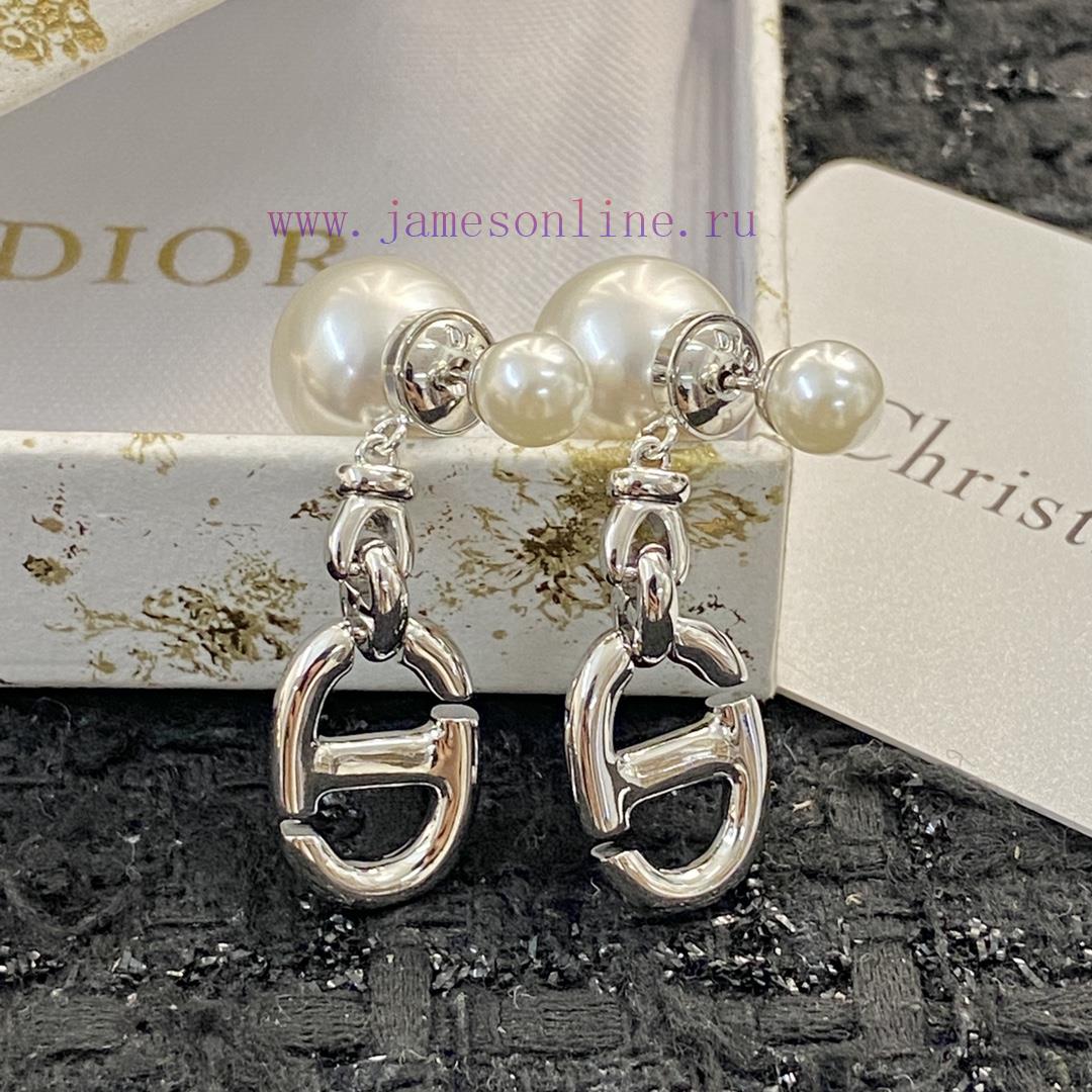 Code E2103Dior Earrings Hot Selling Item Hits New Consensus Zp🤡 DIOR 23 Pig Nose Pearl Earrings o0zug2zm - Image 4