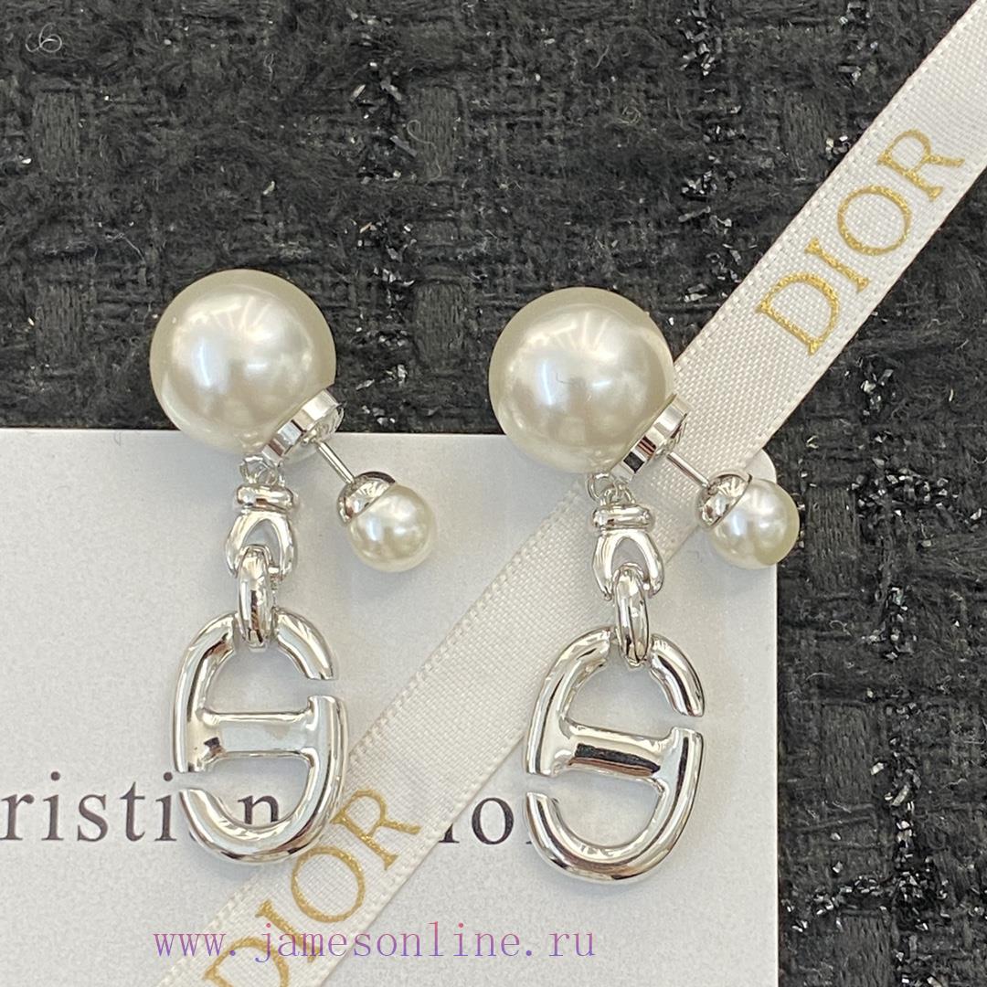 Code E2103Dior Earrings Hot Selling Item Hits New Consensus Zp🤡 DIOR 23 Pig Nose Pearl Earrings o0zug2zm - Image 5