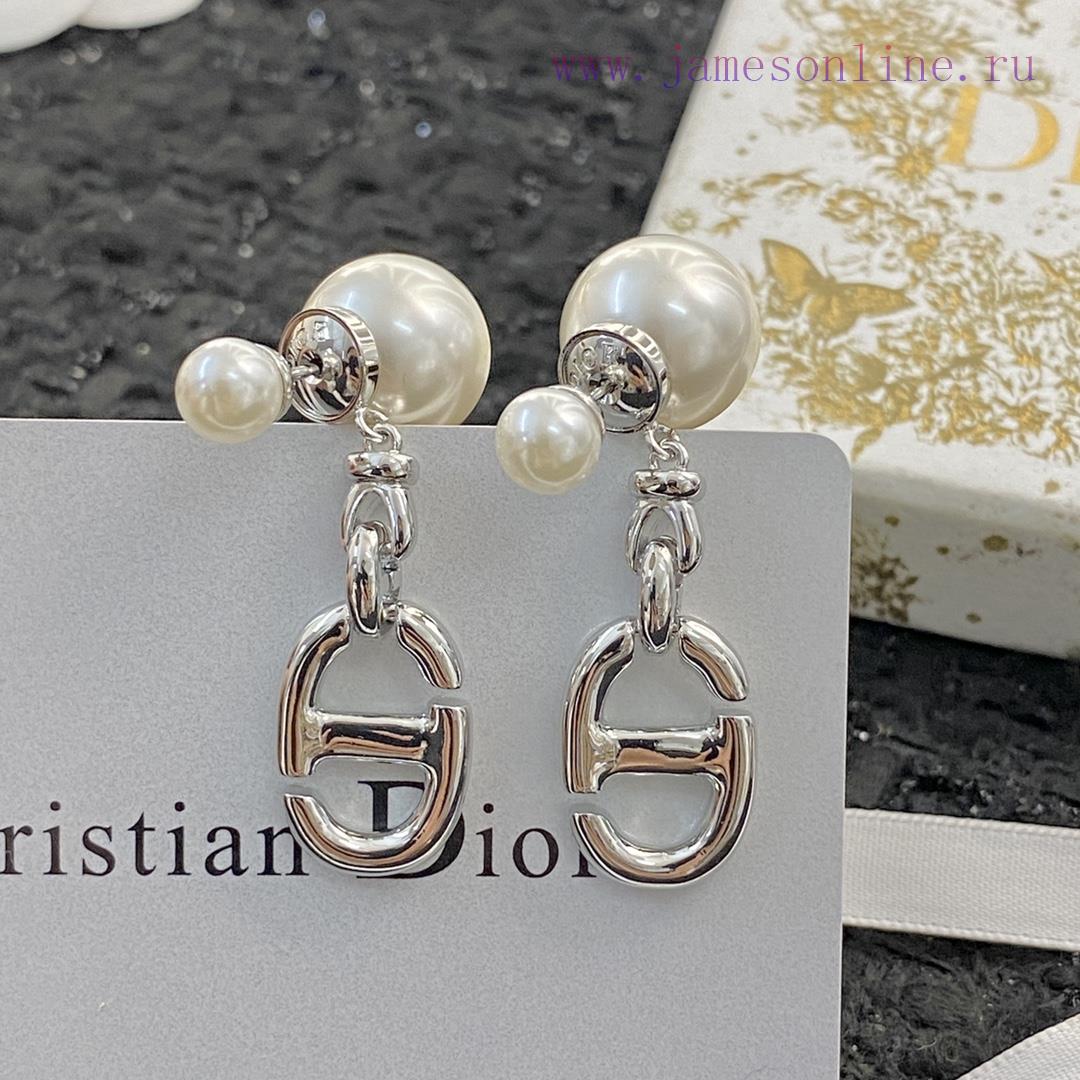Code E2103Dior Earrings Hot Selling Item Hits New Consensus Zp🤡 DIOR 23 Pig Nose Pearl Earrings o0zug2zm - Image 6