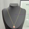 Code N729DIOR Necklace Hot Selling Item Hits New Market🤑 CD Letter Pink Circular Button Necklac 5s2tm17b