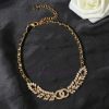 Chanel's New Wheat Ear Necklace Necklace Necklace Synchronizes With The New Double C Crafted Wi 8qwqs8xm