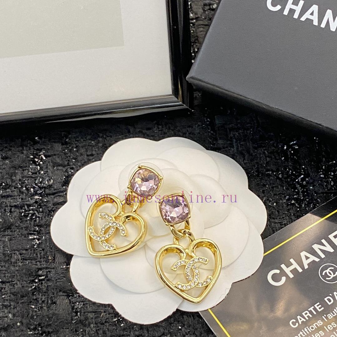 Code E2090Chanel Earrings Hot Selling Item Hits New Consensus ZpCHAN 23 Pink Crystal Love Earri okevmh53