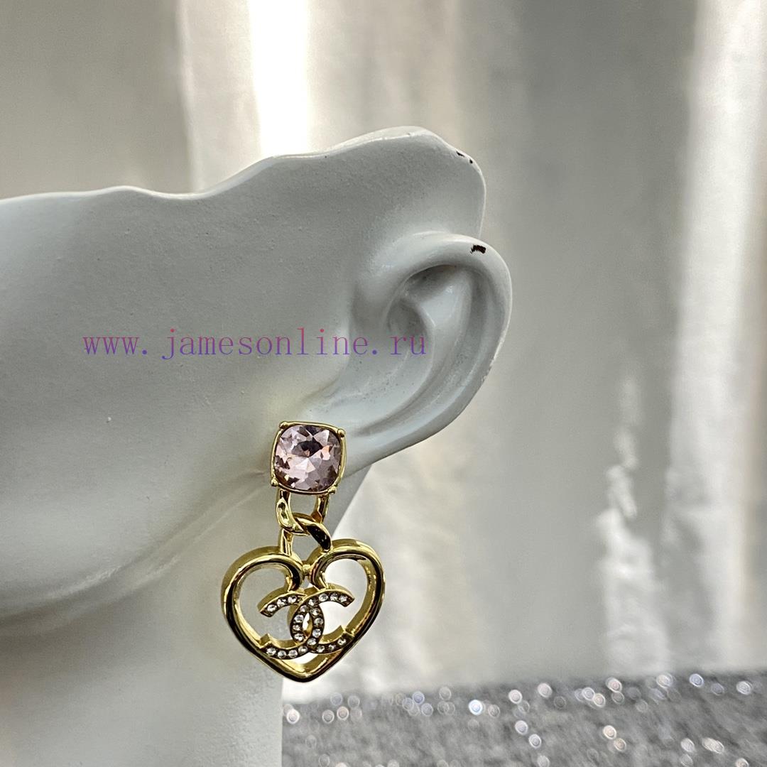Code E2090Chanel Earrings Hot Selling Item Hits New Consensus ZpCHAN 23 Pink Crystal Love Earri okevmh53 - Image 8