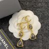 Code E2096Chanel Earrings Hot Selling Item Hits New Consensus ZpCHAN 23 Black Gold Inlaid Gold jpo6rb6c