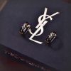 YSL Saint Laurent Letter Earrings Are Made Of Original Brass Material. Yves Saint Laurent Was F ricw5kz6