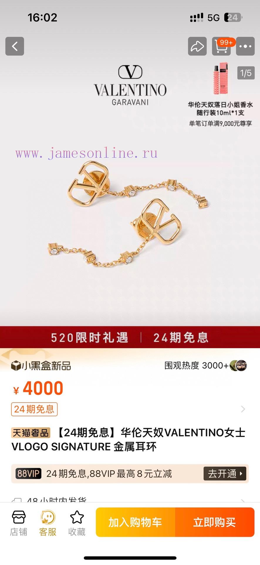 Valentino Earrings Are A Heavyweight New Product That Has Become Popular On The Internet. They 5nuz5rsx - Image 3