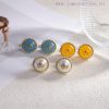 Dior's New Products Beloved By Top Tier Brands Are The Letter CD Earrings With A Metallic Textu uw5mfhij
