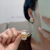 Chanel's Double C Earrings Have A Strong Sense Of Design And This Casual Combination Is Very Be 1wno8b7u