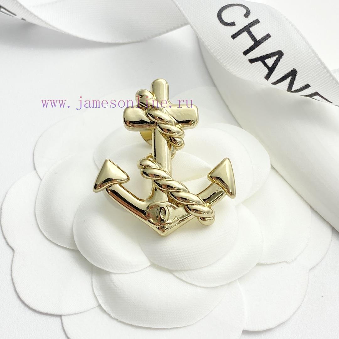 Today's New Code A735Chanel Brooch Sells Well And Hits New TrendCHAN 5c Light Gold Anchor Rope dg96kml1