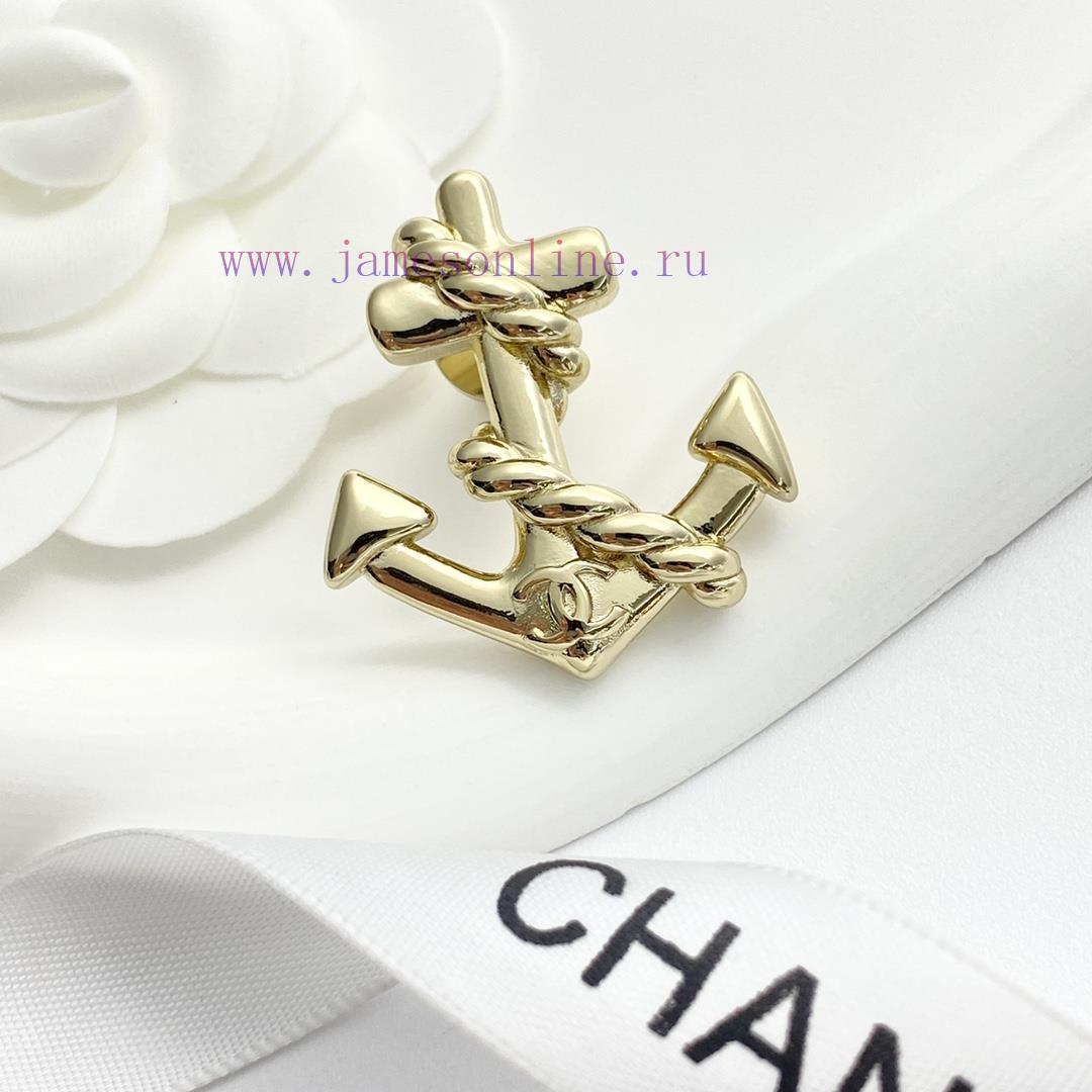 Today's New Code A735Chanel Brooch Sells Well And Hits New TrendCHAN 5c Light Gold Anchor Rope dg96kml1 - Image 3