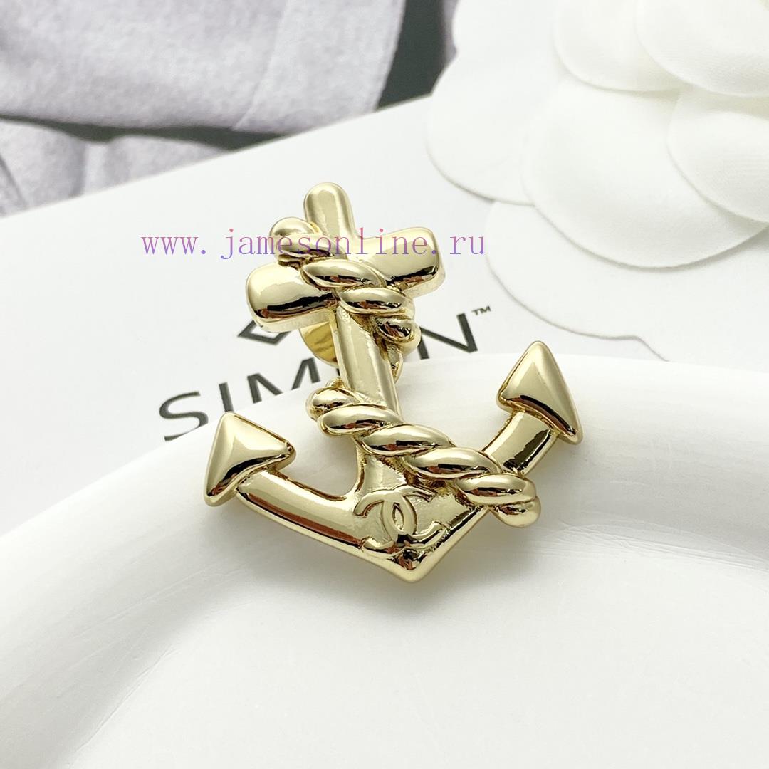 Today's New Code A735Chanel Brooch Sells Well And Hits New TrendCHAN 5c Light Gold Anchor Rope dg96kml1 - Image 4
