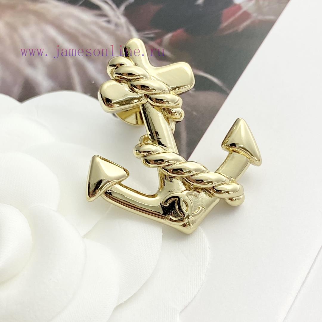 Today's New Code A735Chanel Brooch Sells Well And Hits New TrendCHAN 5c Light Gold Anchor Rope dg96kml1 - Image 7