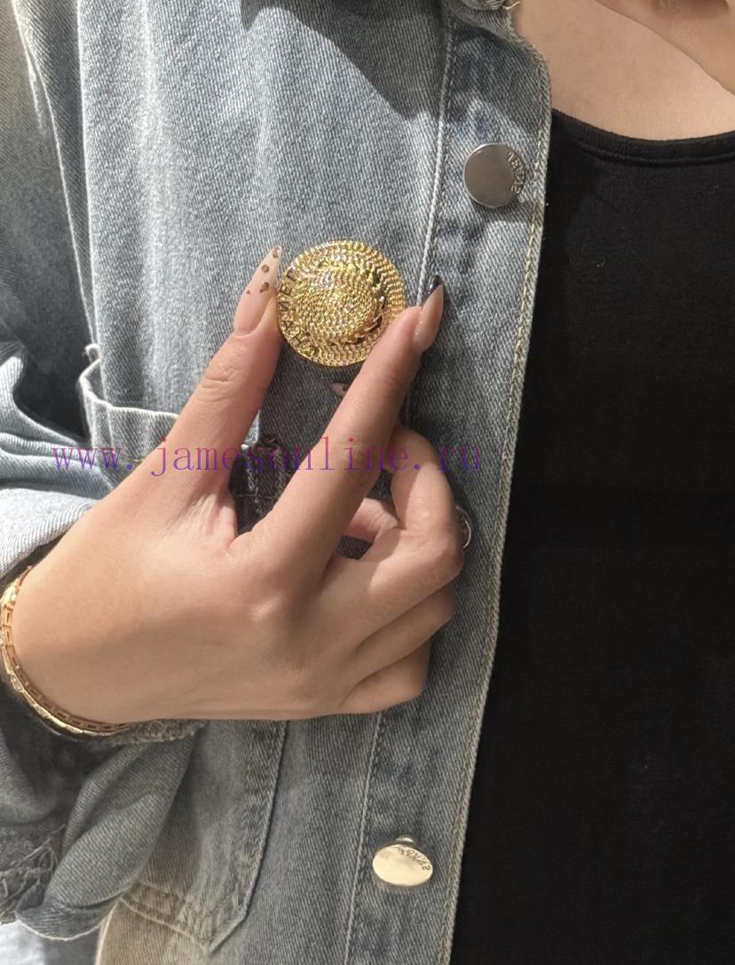 Today's New Code A740Chanel Brooch Sells Well And Hits New TrendCHAN 5c Light Gold Straw Hat Br 0bdnf0d1 - Image 8