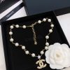 CH * NEL Chanel High Beauty Chanel Choker New Chanel Pearl Necklace Pearls Leave A Feeling Of E up2k6yhl