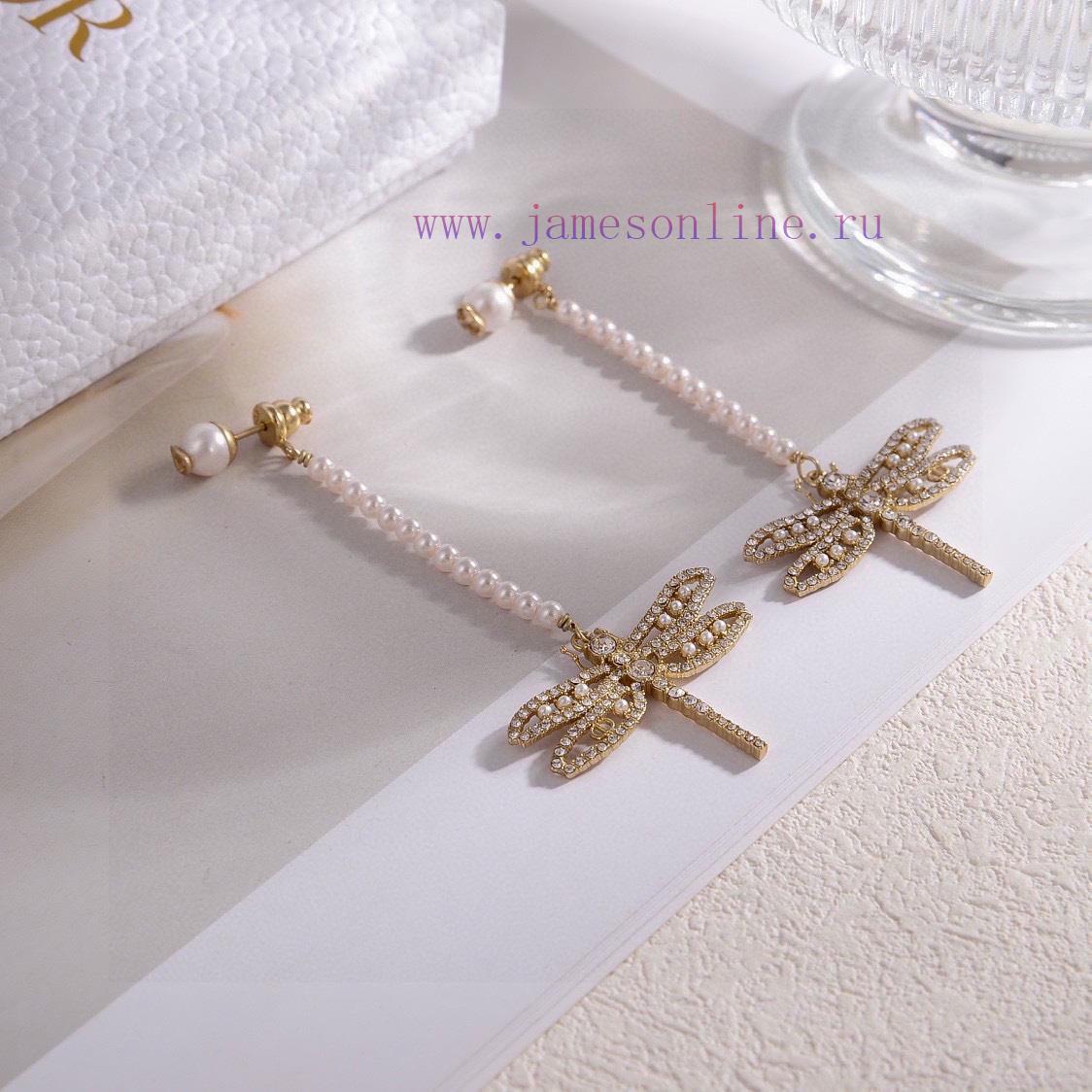 Dior's New Products Which Are Loved By Top Tier Brands Are Dragonfly Earrings With A Metallic T p6xv1o8u