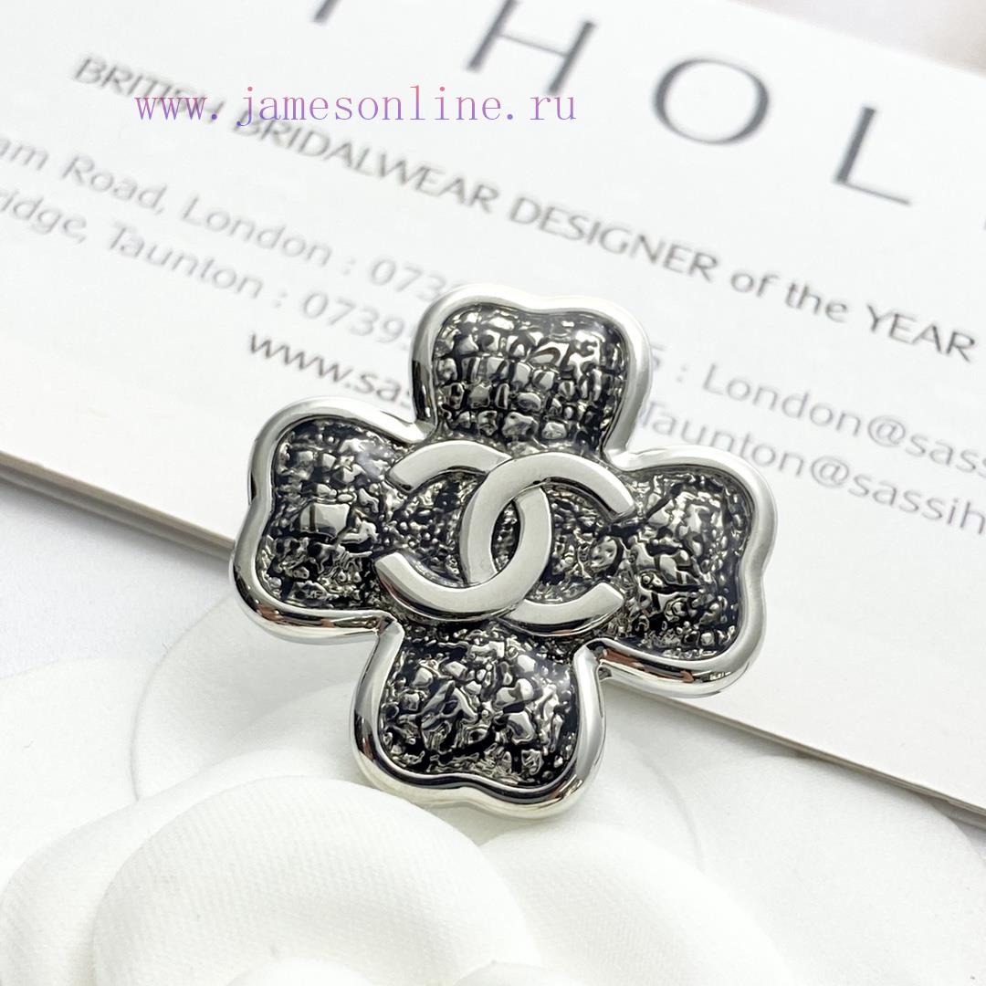 Today's New Code A741Chanel Brooch Sells Well And Hits New TrendCHAN 25 Black Silver Lace Clove 0cjpavrh