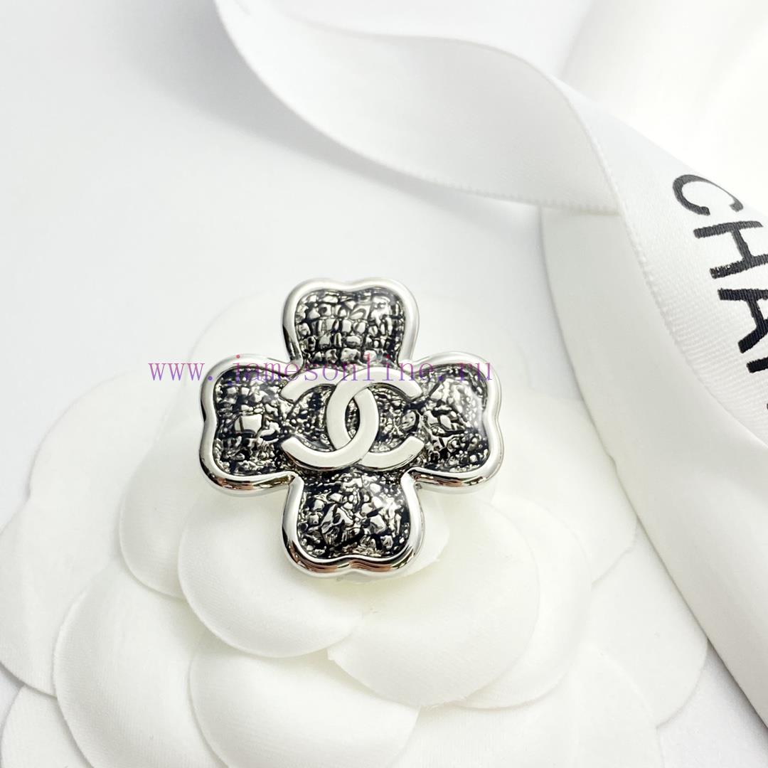 Today's New Code A741Chanel Brooch Sells Well And Hits New TrendCHAN 25 Black Silver Lace Clove 0cjpavrh - Image 8