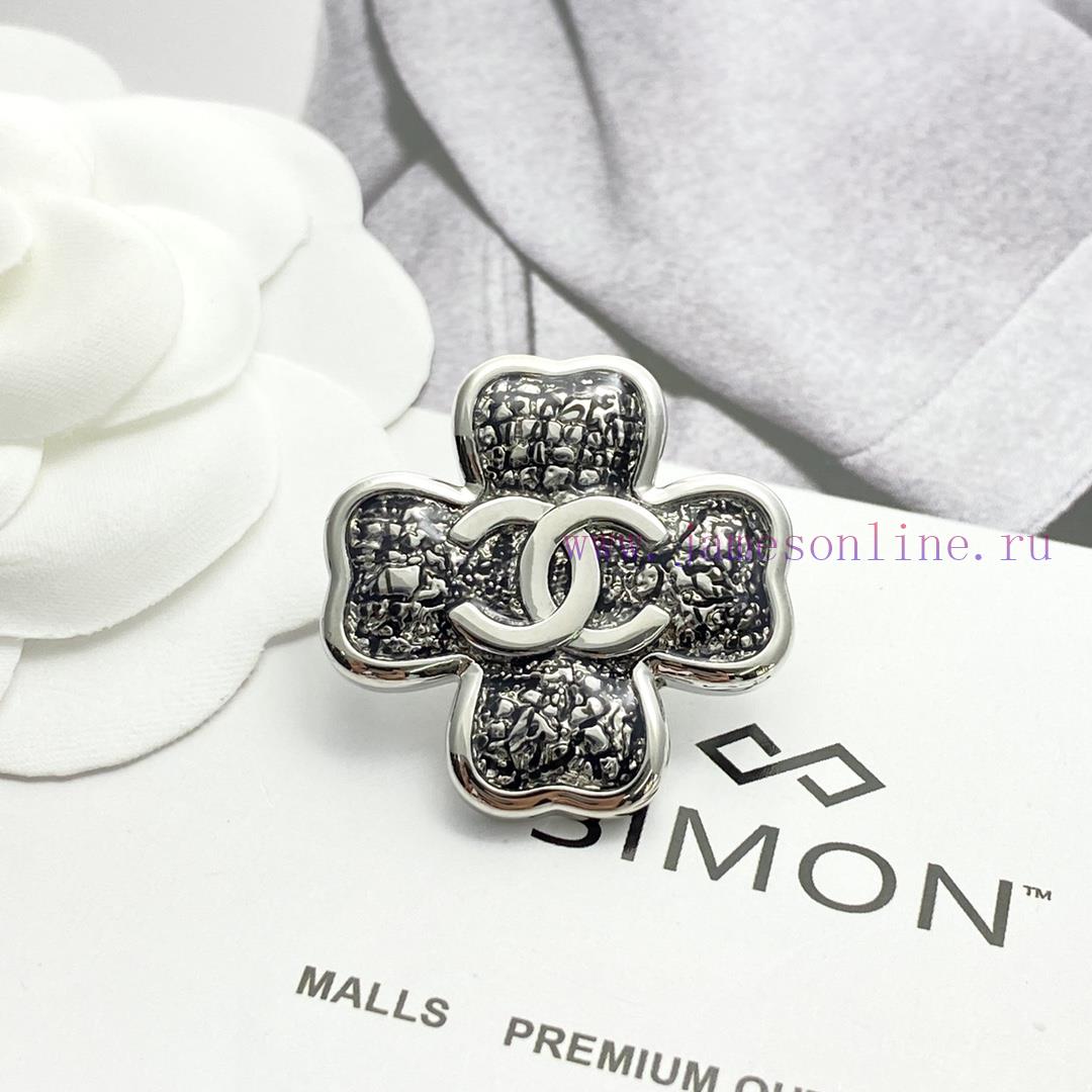 Today's New Code A741Chanel Brooch Sells Well And Hits New TrendCHAN 25 Black Silver Lace Clove 0cjpavrh - Image 9