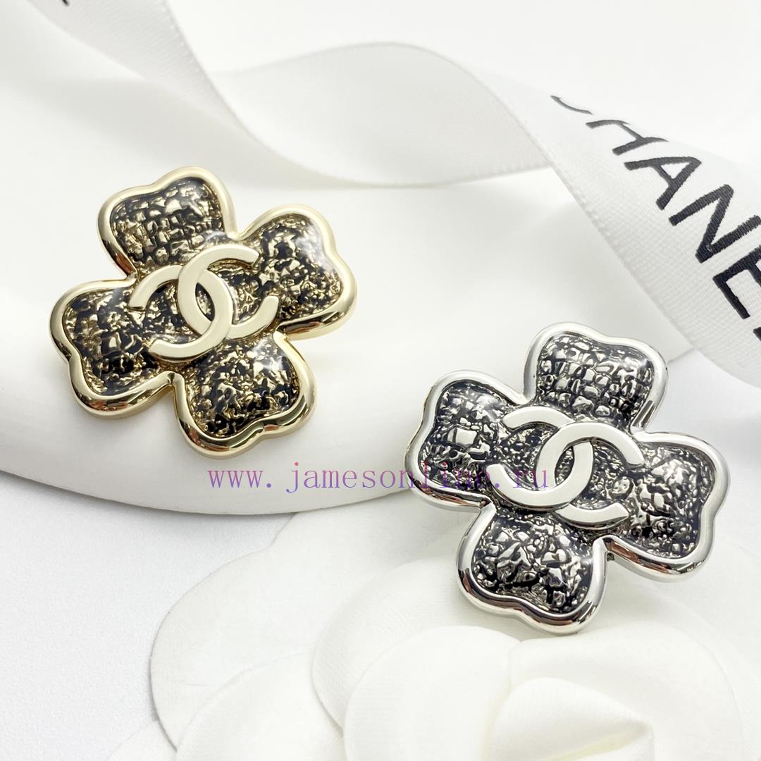 Today's New Code A741Chanel Brooch Sells Well And Hits New TrendCHAN 25 Black Silver Lace Clove 0cjpavrh - Image 10