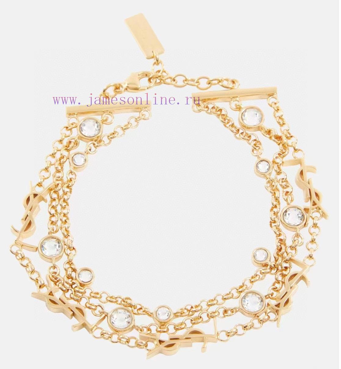 YSL Saint Laurent Letter Earrings Are Made Of Original Brass Material. Yves Saint Laurent Was F mv105n2y