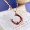 Original Shipment Purchasing Agent For Swarovski's New Red Horseshoe U-shaped Pearl Necklace Fo 7tbmpldc