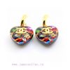 CH * Nel Colorful Heart ️ Ear Hook Consistent ZP Brass MaterialUpdate Time: February 20 2025 By z9da78qm