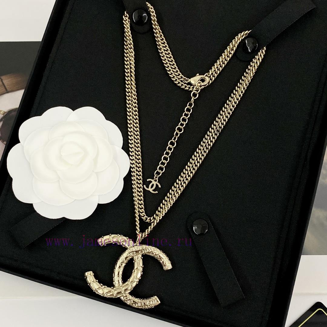Code N810Chanel Necklace Hot Selling Item Hits New Consistent Zp SynchronizedCHAN 24 Large Gold pn1rhell - Image 6
