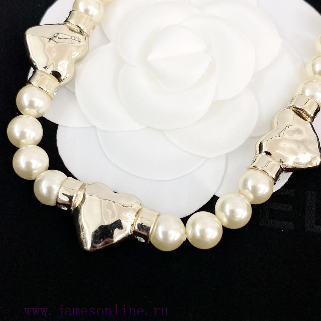 Code N807Chanel Necklace Sells Well And Hits New HeightsCHAN 24 Pearl Heart Choker Necklace🤩 Sw dl7okvjs - Image 6